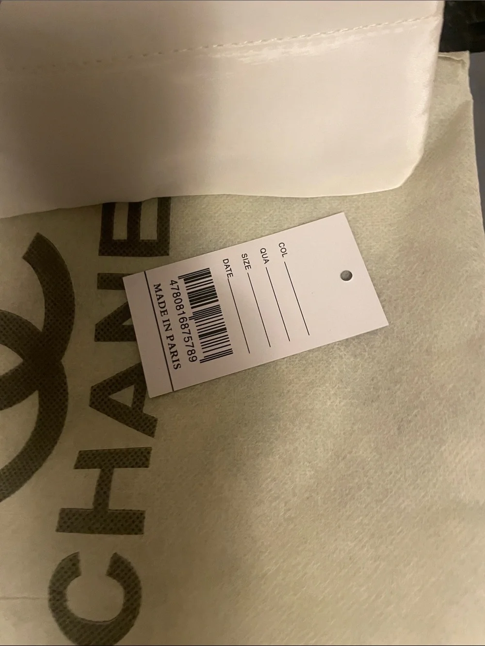 GWP White and Black Logo Zip Pouch